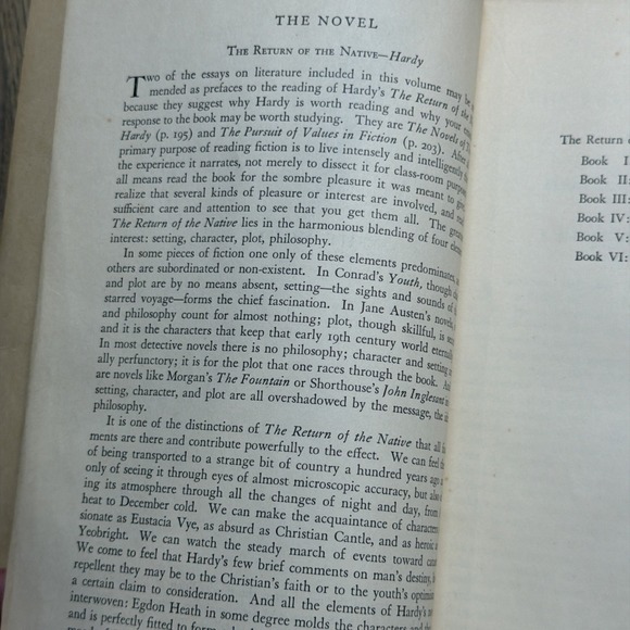 The Return Of The Native Thomas Hardy 1939 3rd Edition Reprint 1944 Rinehart PB - Picture 5 of 12
